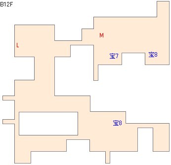 【ドラクエ9】まさゆきの地図のダンジョン攻略マップB12F